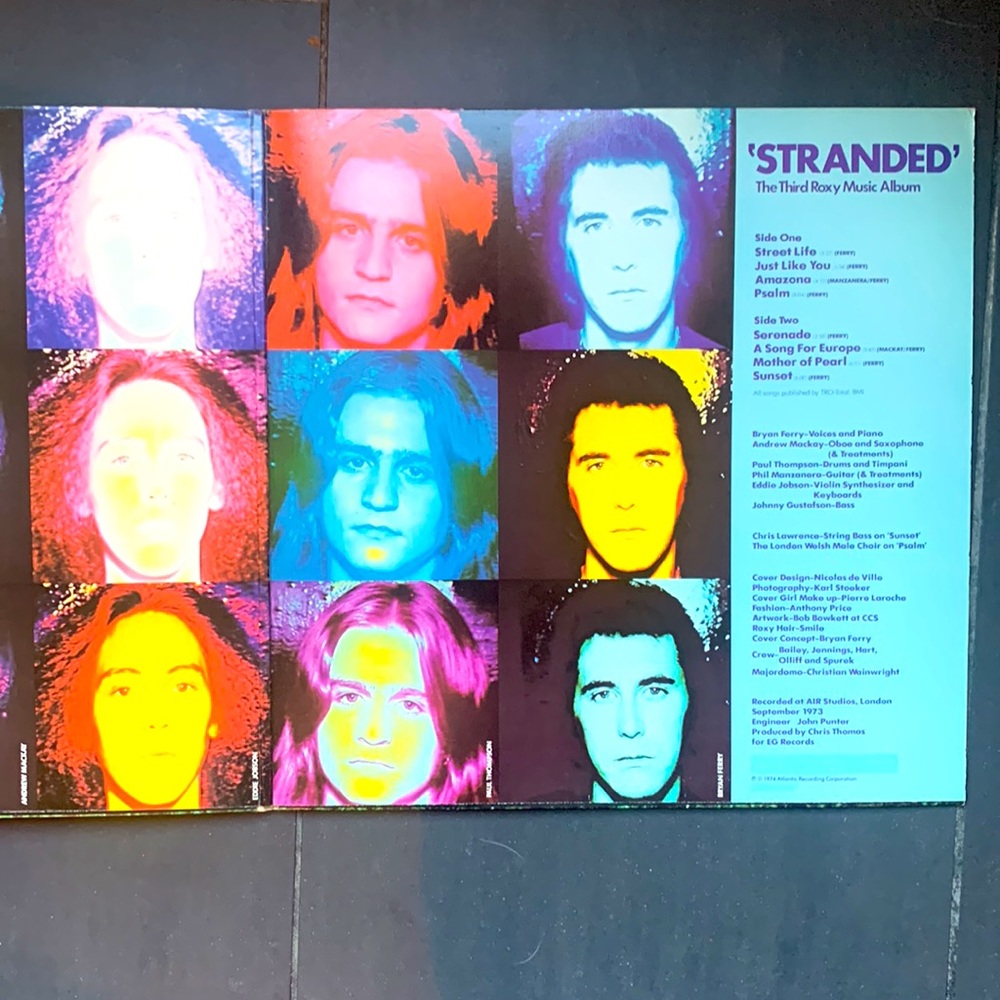 LP vintage Roxy Music “Stranded” - Picture 3 of 4